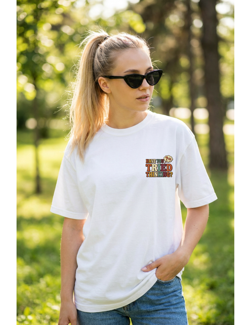Funny Left Chest Pocket T-Shirt | Sarcastic Graphic Tee